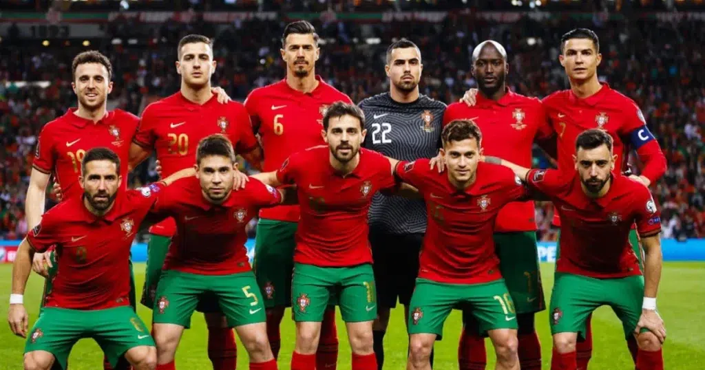 The Portugal national football team has represented Portugal in men's international football competitions since 1921